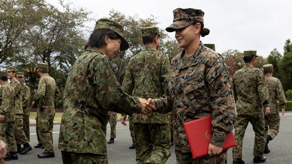 Resolute Dragon 23 FTX | III MEF, JGSDF participate in Promotion Ceremony