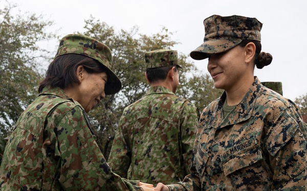 Resolute Dragon 23 FTX | III MEF, JGSDF participate in Promotion Ceremony