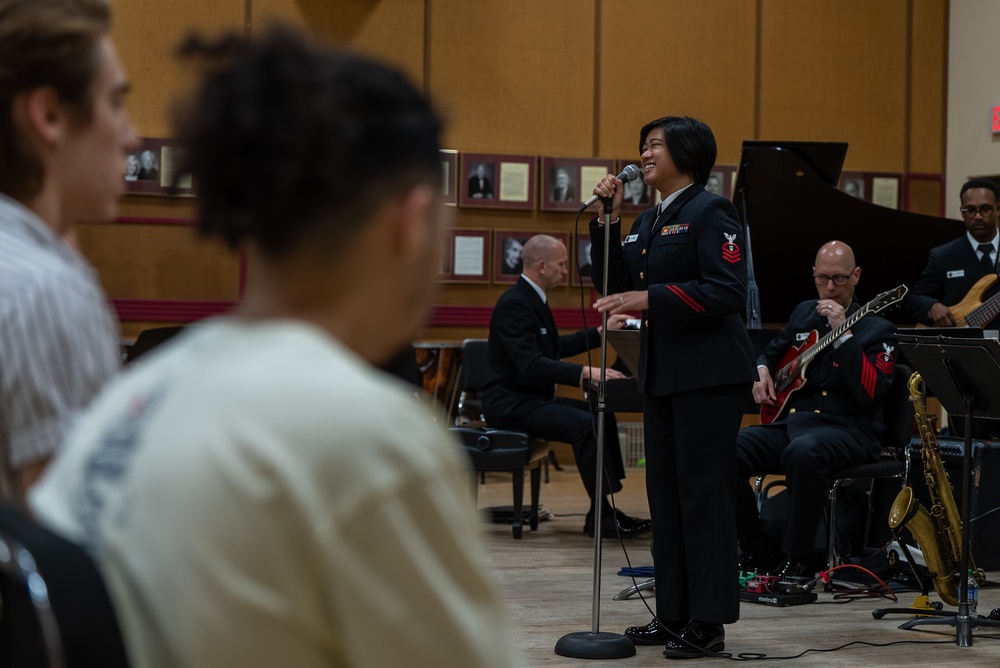 Chief Musician Kristine Hsia performs at Florida State University