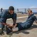 USS Shoup conducts mass casualty drill