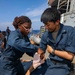 USS Shoup conducts mass casualty drill