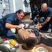 USS Shoup conducts mass casualty drill