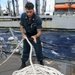 USS Shoup conducts replenishment-at-sea with USNS Tippecanoe and USNS Carl Brashear