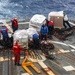 USS Shoup conducts replenishment-at-sea with USNS Tippecanoe and USNS Carl Brashear