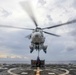 USS Shoup conducts replenishment-at-sea with USNS Tippecanoe and USNS Carl Brashear