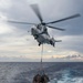 USS Shoup conducts replenishment-at-sea with USNS Tippecanoe and USNS Carl Brashear