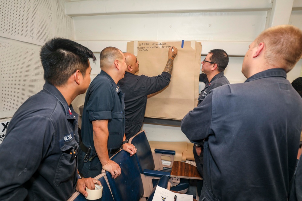 Sailors aboard USS Shoup complete Advanced Enlisted Leadership Development Course