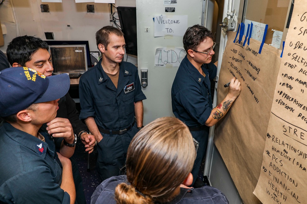 Sailors aboard USS Shoup complete Advanced Enlisted Leadership Development Course