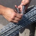Active shield 2023; Marines set up concertina wire up around headquarters building