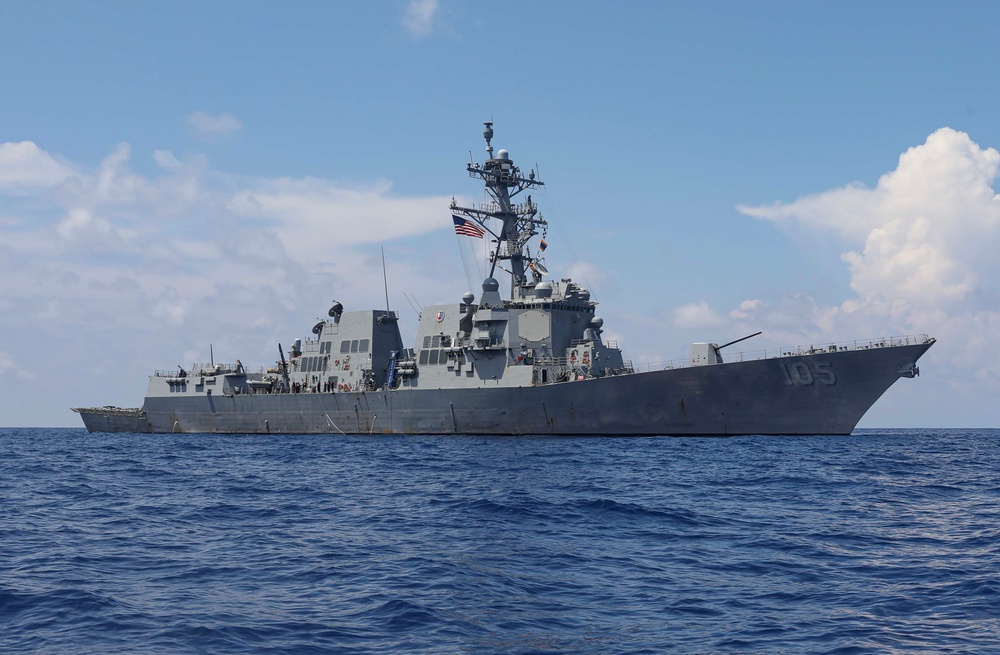 USS Dewey (DDG 105) Conducts Bilateral Sail With Philippine Navy in South China Sea