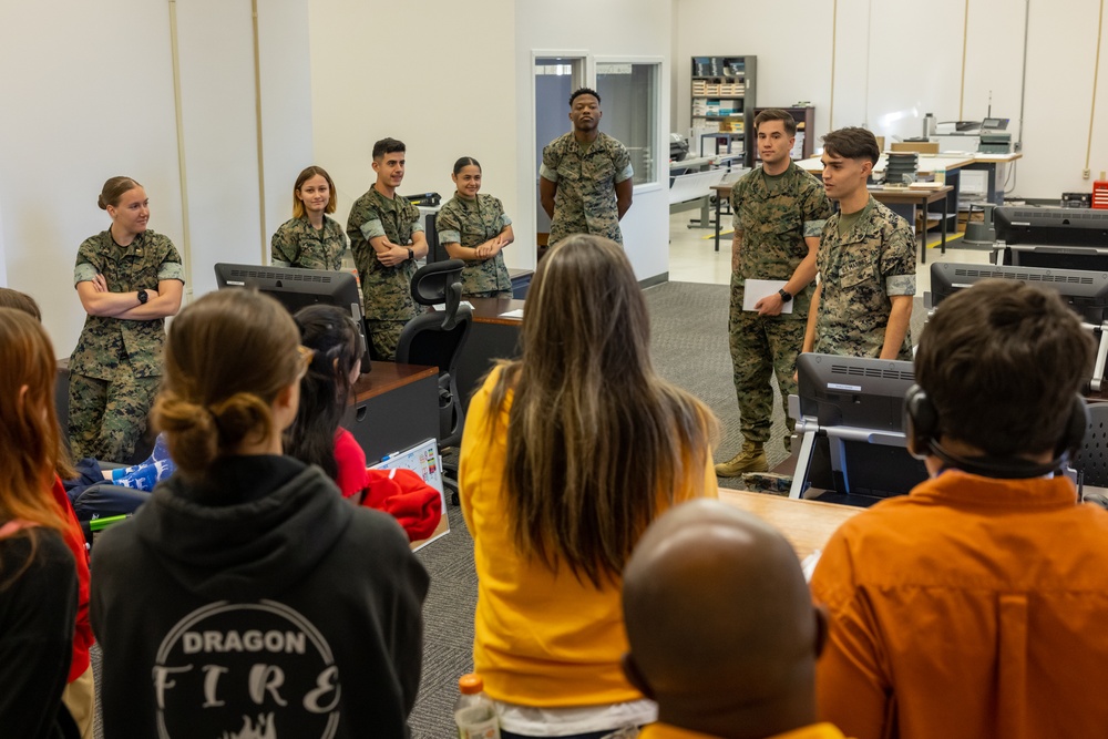 DVIDS Images Lejeune High School visits MCIEAST Communication