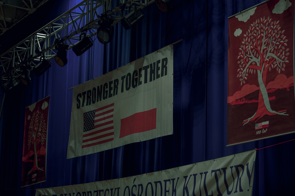 USAFE Concert Band performs alongside Polish Bytom Air Force Orchestra in Brzeg Dolny, Poland