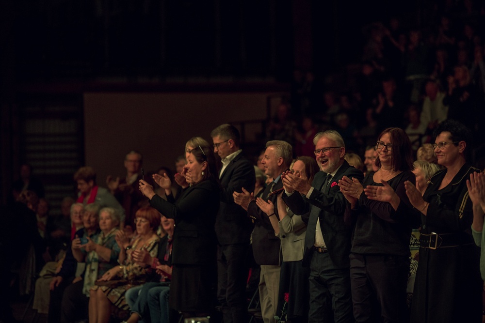 USAFE Concert Band performs alongside Polish Bytom Air Force Orchestra in Brzeg Dolny, Poland