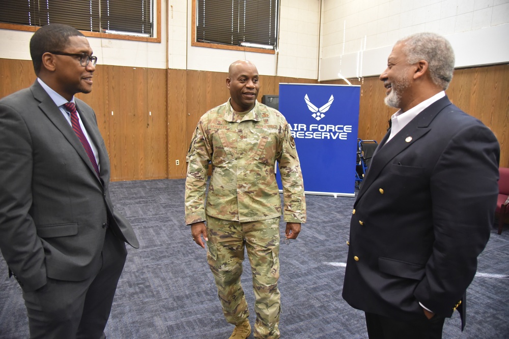 Honorary commanders tour 459th Air Refueling Wing