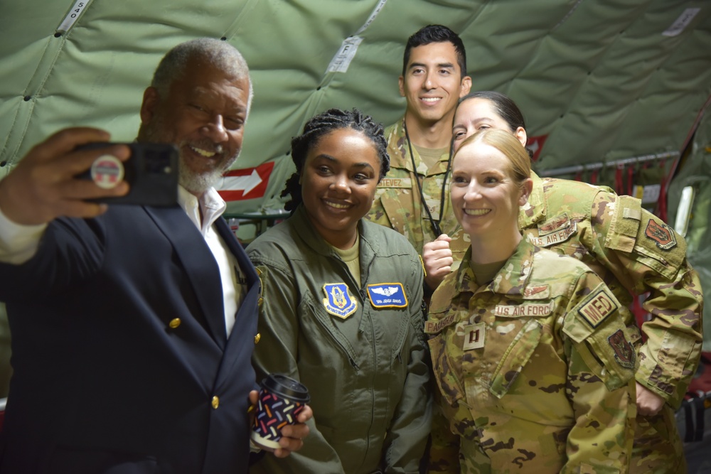 Honorary commanders tour 459th Air Refueling Wing