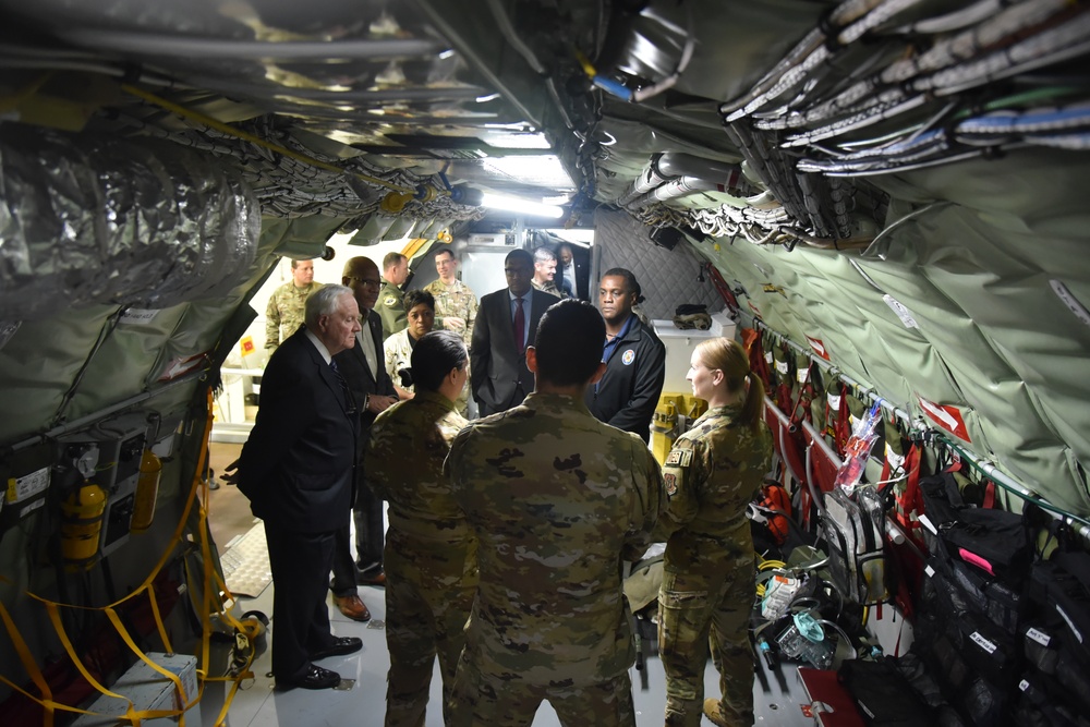 Honorary commanders tour 459th Air Refueling Wing