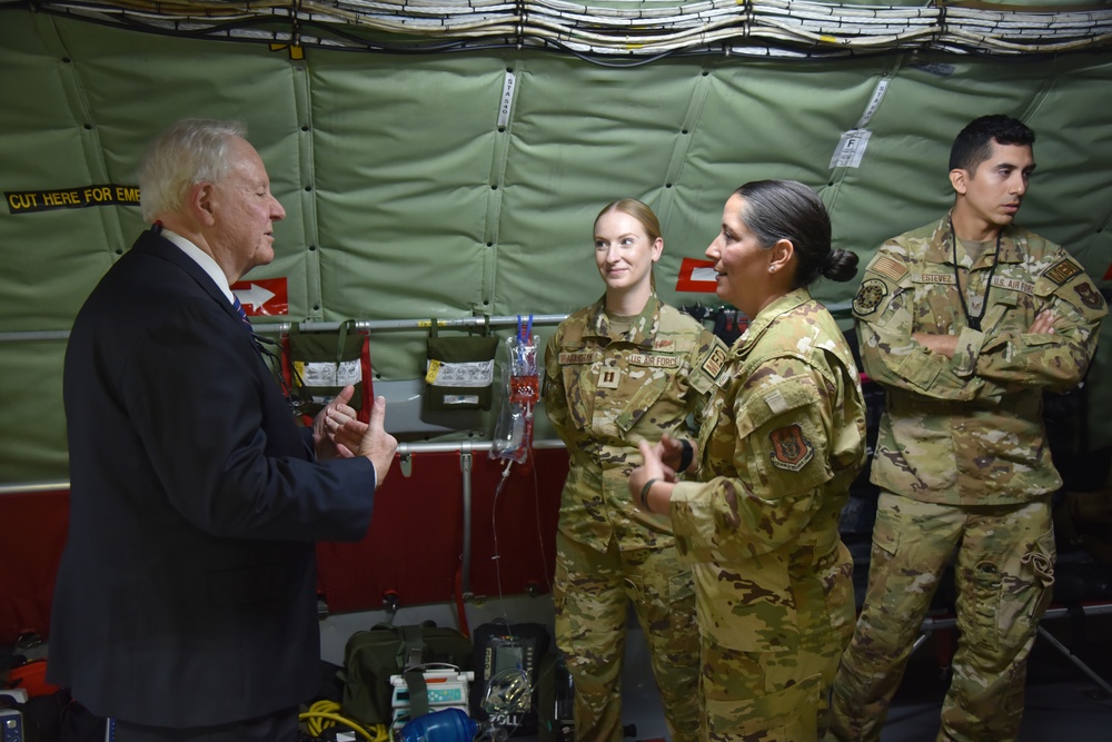 Honorary commanders tour 459th Air Refueling Wing