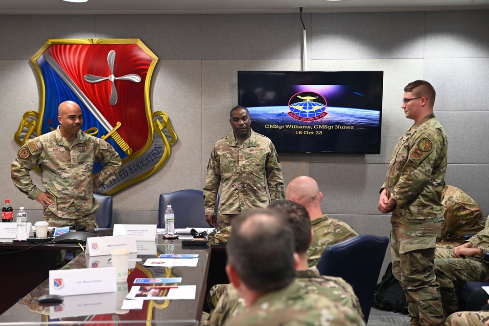 ARC command chiefs visits the Barnes Center