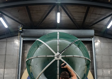 Col. Kristoffer Smith visits 20th CMS Test Cell for Shaw’s Working with Weasels