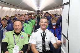 Army Reserve officer co-pilots final Honor flight of the season