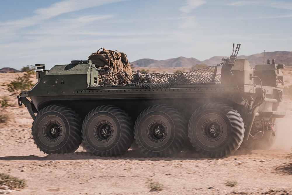 3/4 conducts urban operations with unmanned systems at Range 220 during Exercise Apollo Shield