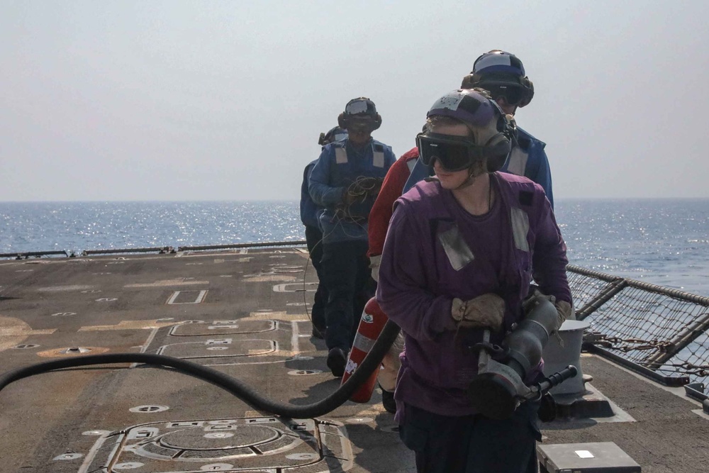 USS Thomas Hudner Daily Operations