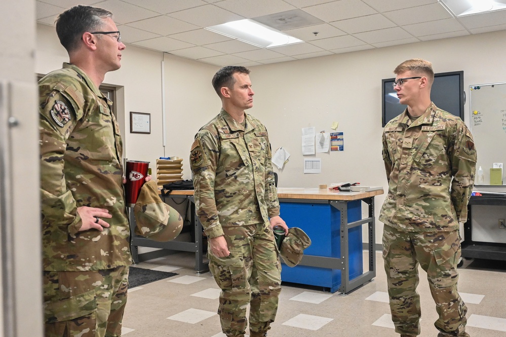 355th Wing commander and command chief visit PMEL