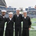 TRFB Color Guard Parades Colors During NFL Game