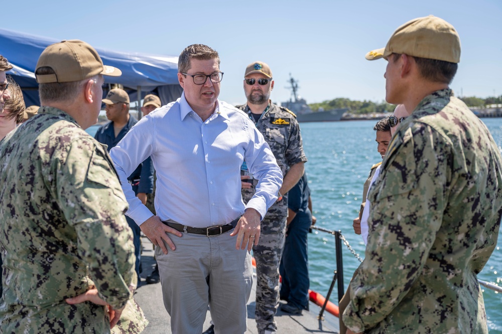 The Hon Pat Conroy MP, Minister for Defence Industry, Minister for International Development and the Pacific visits US Mississippi