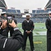 TRFB Color Guard Parades Colors During NFL Game