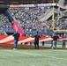 TRFB Color Guard Parades Colors During NFL Game