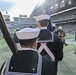 TRFB Color Guard Parades Colors During NFL Game