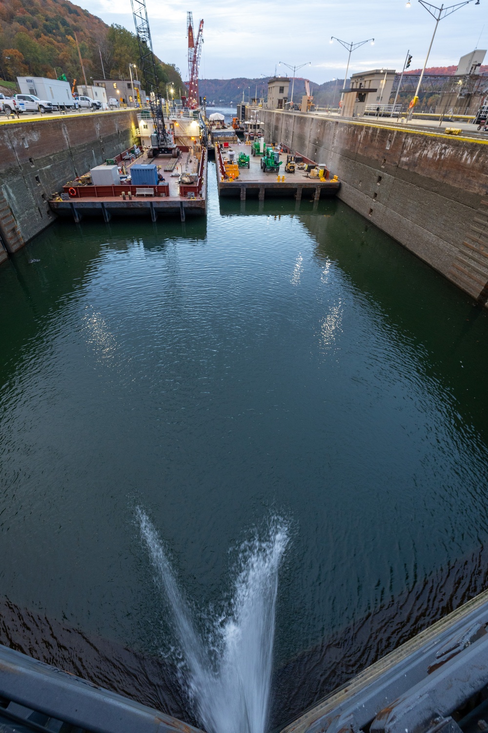 USACE Pittsburgh District readies concrete batch plant at Montgomery Locks and Dam