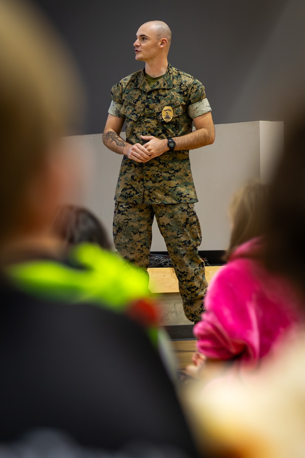 McGruff the Crime Dog, Camp Pendleton PMO visit San Onofre Elementary School for Red Ribbon Week