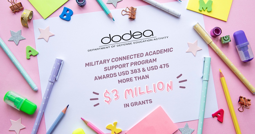 Fort Riley community school districts receive DoDEA grants.