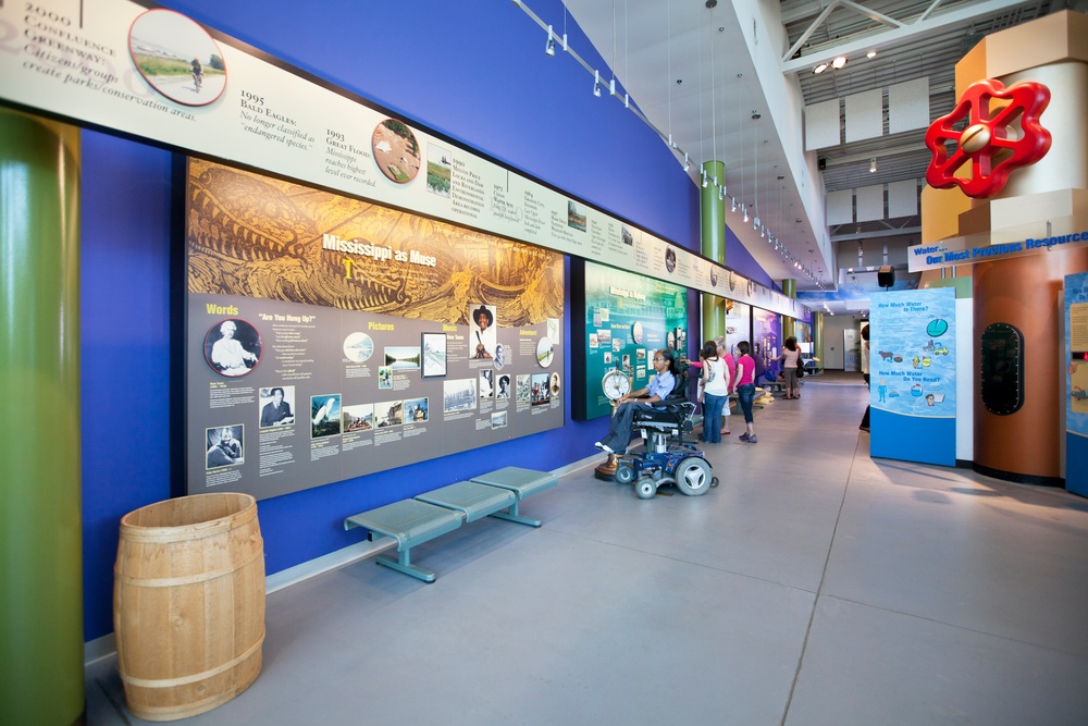 National Great Rivers Museum exhibits