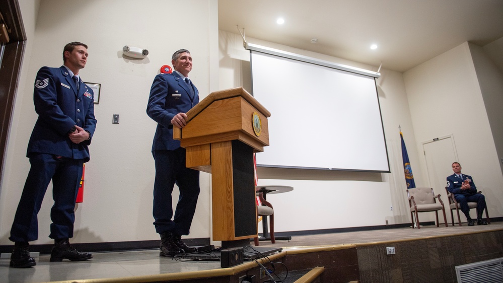 Senior Master Sgt. Mark Andrews promotes to chief