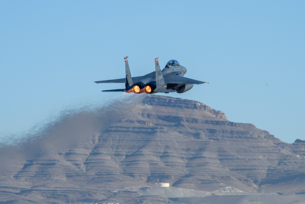 Nellis AFB take-offs