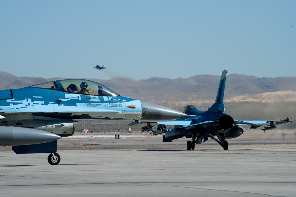 Nellis AFB take-offs