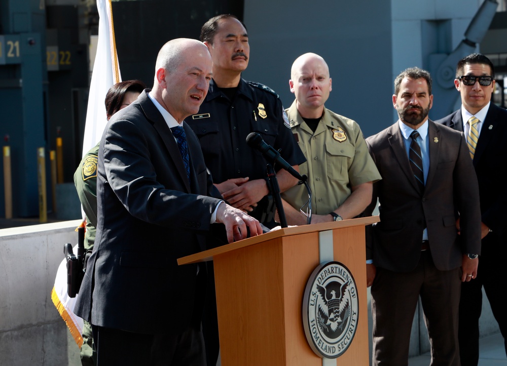 CBP Fentanyl Press Conference at the Port of San Ysidro