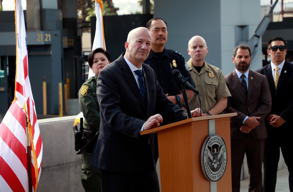 CBP Fentanyl Press Conference at the Port of San Ysidro