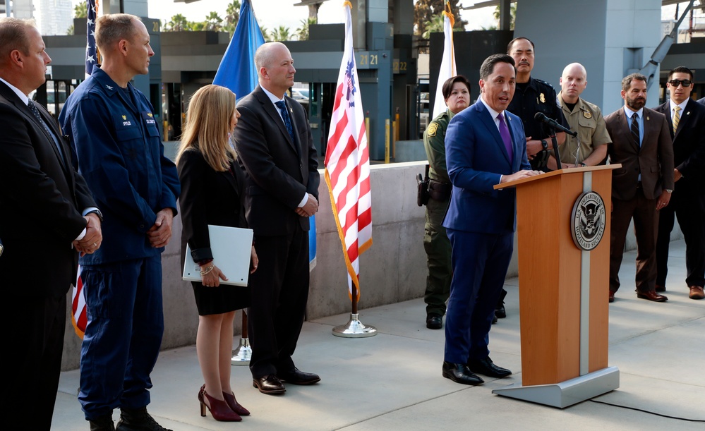 CBP Fentanyl Press Conference at the Port of San Ysidro