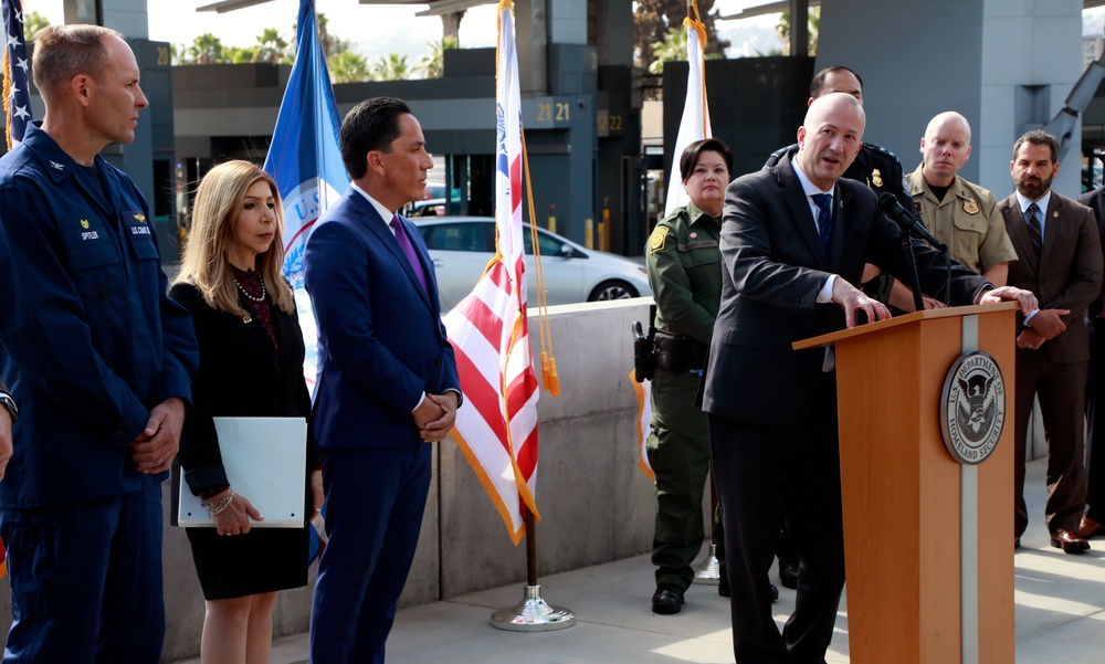 CBP Fentanyl Press Conference at the Port of San Ysidro