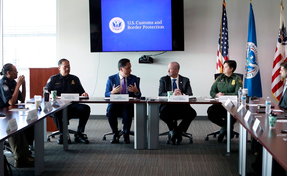 CBP Senior Official Performing the Duties Troy A. Miller and San Diego Mayor Todd Gloria, Attend a Countering Fentanyl  Meet