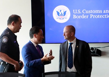 CBP Senior Official Performing the Duties Troy A. Miller and San Diego Mayor Todd Gloria, Attend a Countering Fentanyl  Meet
