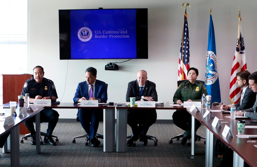 CBP Senior Official Performing the Duties Troy A. Miller and San Diego Mayor Todd Gloria, Attend a Countering Fentanyl  Meet