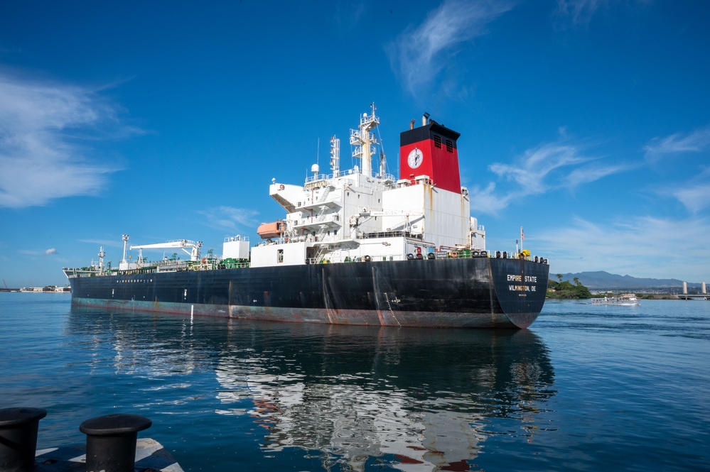 Merchant Tanker Departs JBPHH with Second Transfer of Red Hill Bulk Fuel Storage Facility Fuel
