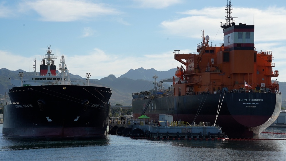 Merchant Tanker Departs JBPHH with Second Transfer of Red Hill Bulk Fuel Storage Facility Fuel