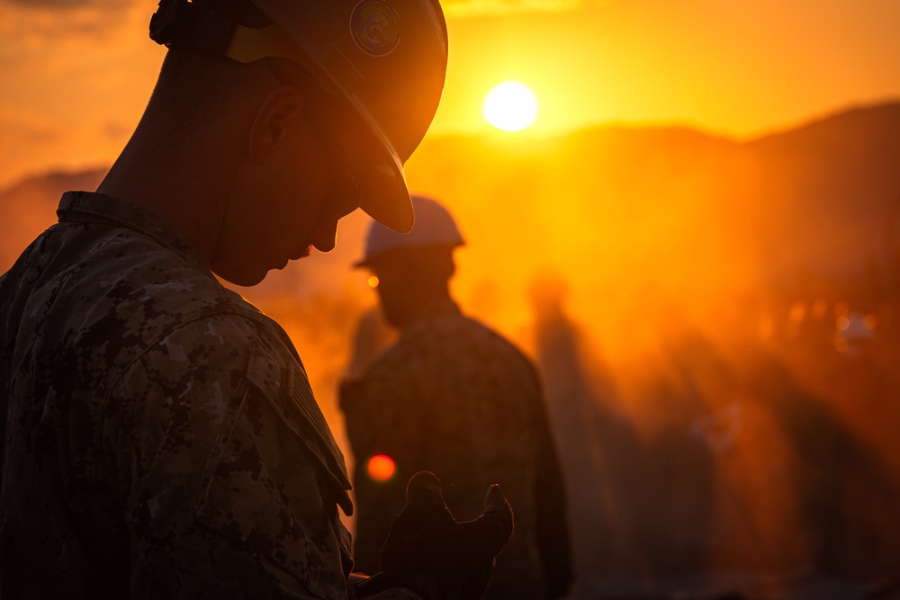 Marine Wing Support Squadron 171 Conducts Airfield Damage Repairs