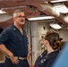 CTF 70 CMC speaks with Sailors aboard USS Shoup